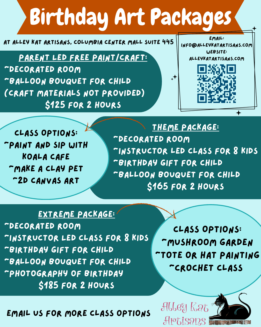 Book your Party Now!