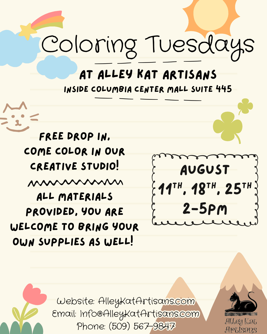 Coloring Tuesdays
